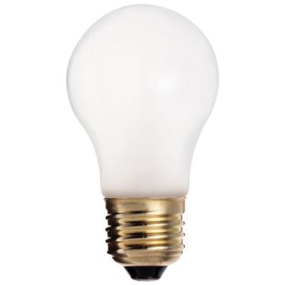 40W 130V A15 E26 Appliance Frosted Bulb by SATCO Lighting - Starlight Lighting USA and Canada